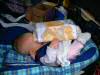 Baby with map